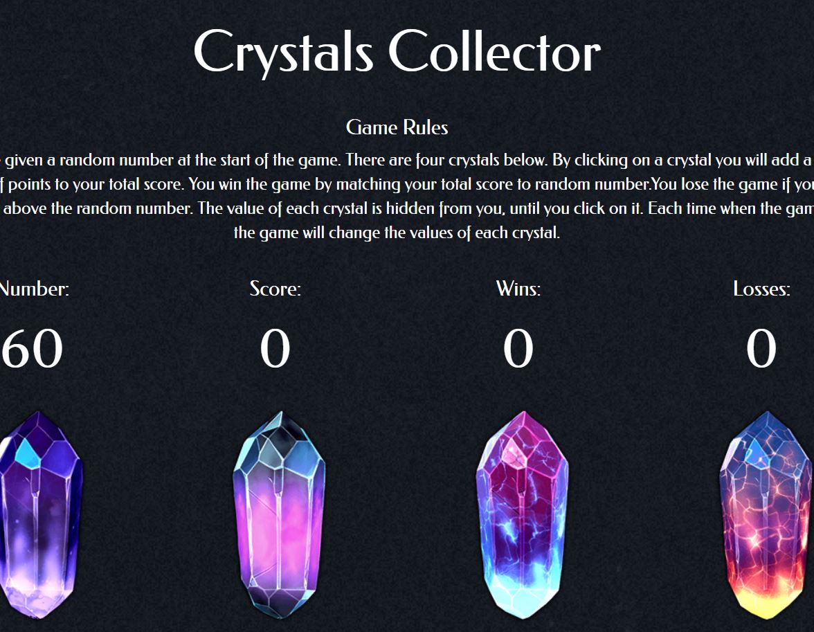 Crystals Collector